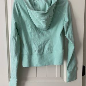 Lululemon mint green zip up hoodie